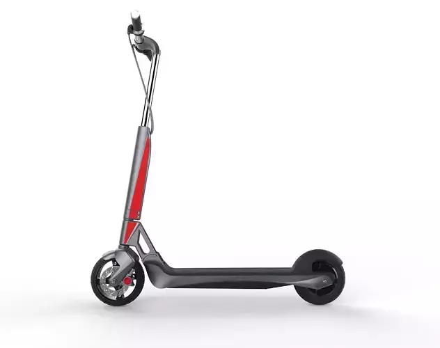 Small electric scooter 3D print model