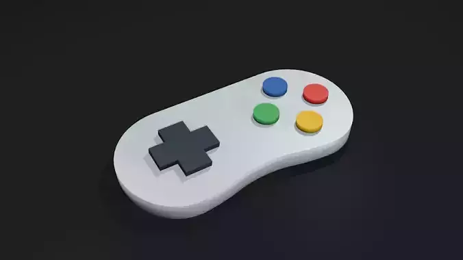 Gamepad nintendo game controller 3D model