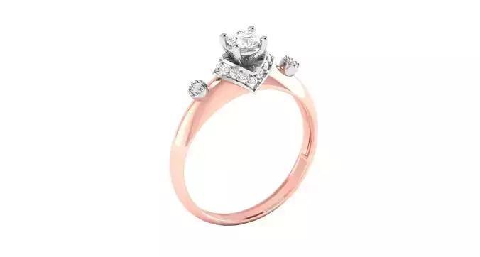 Solitaire Engagement Wedding Ring