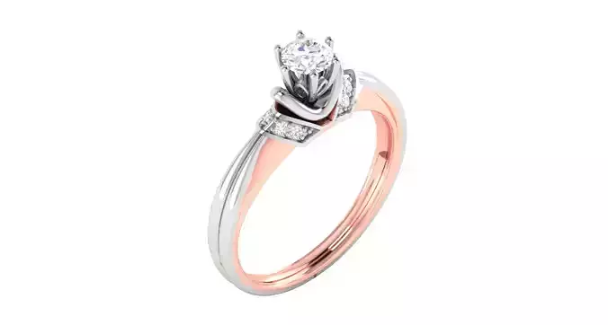 Solitaire Engagement Wedding Ring