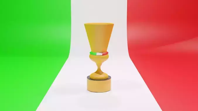 Coppa Italia Trophy 3D print model