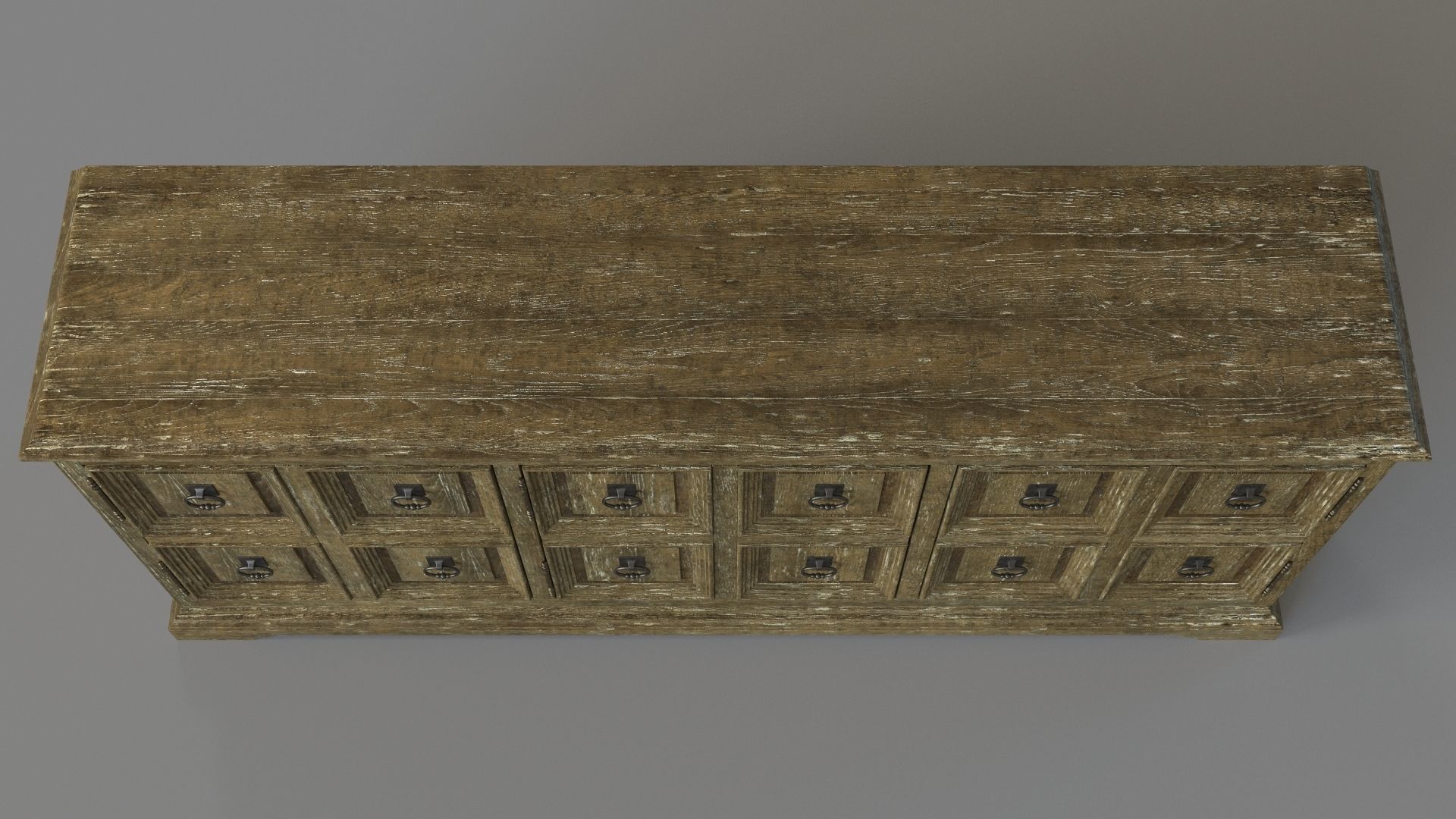 Home Entertainment La Grange Winchester Media Console 3D model_3