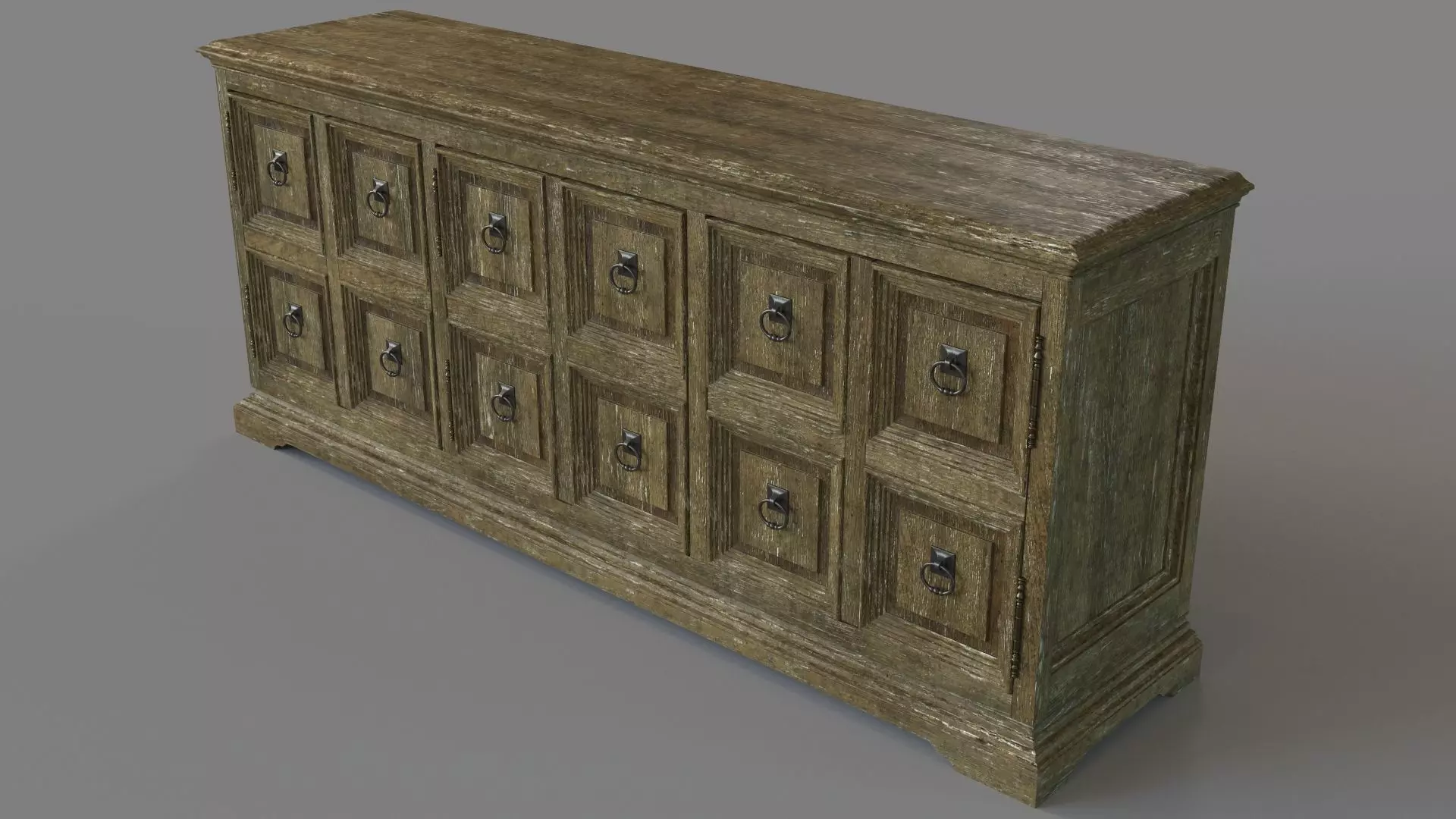 Home Entertainment La Grange Winchester Media Console 3D model_0