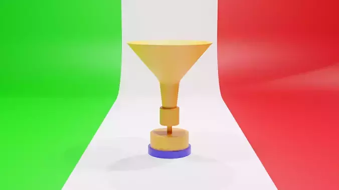 Serie A Trophy 3D print model