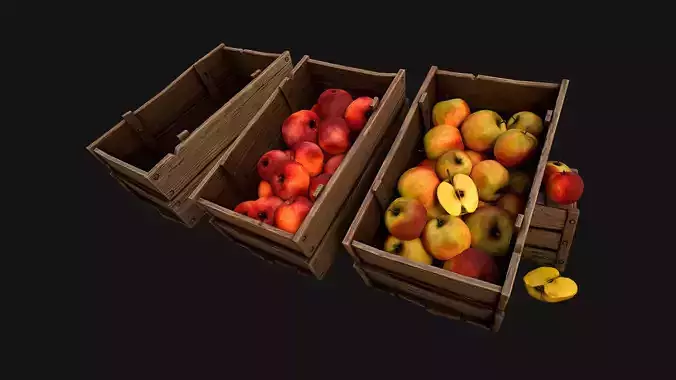 Apples Box Crate Stand 