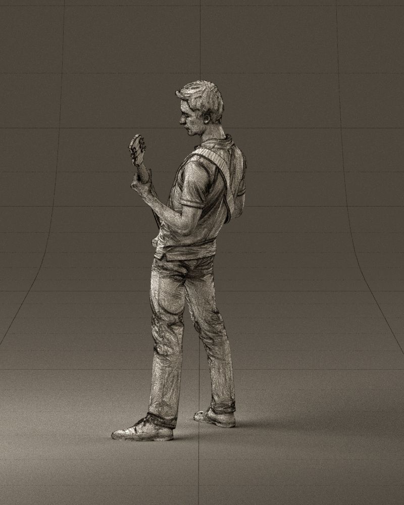 000967 guitarist 3D model_32