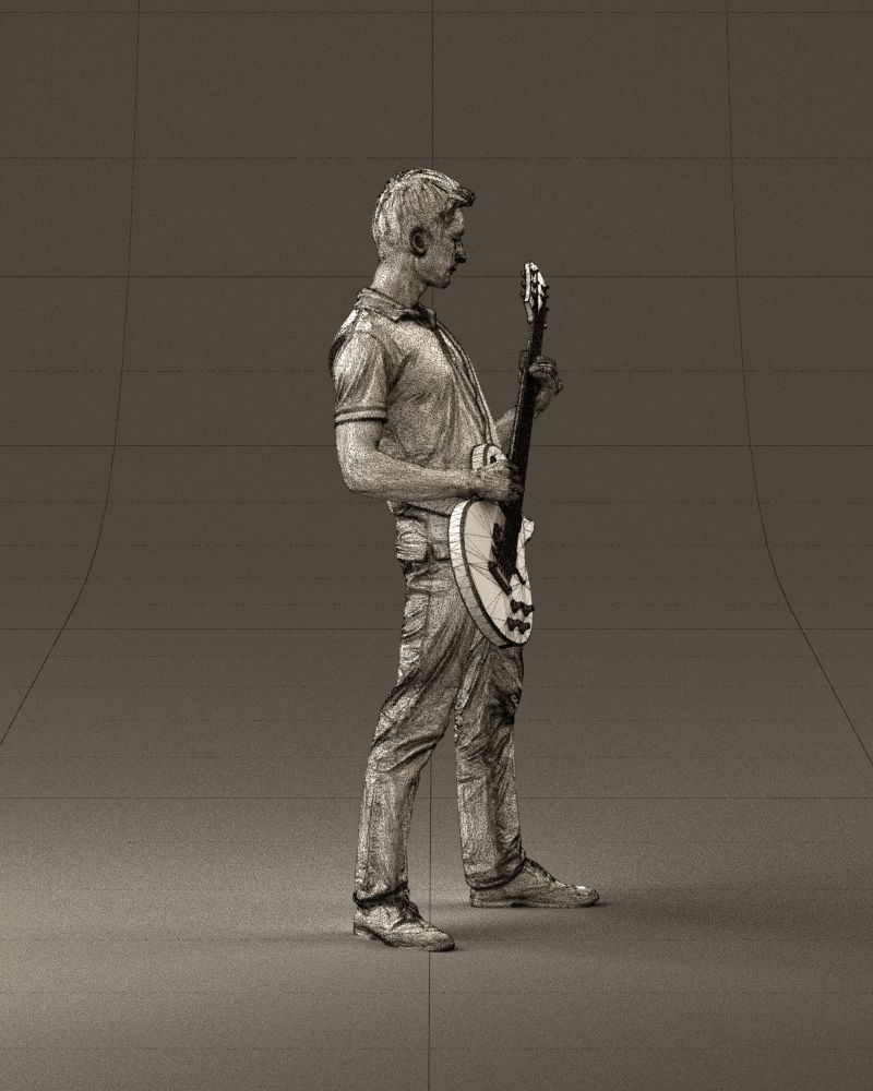 000967 guitarist 3D model_28