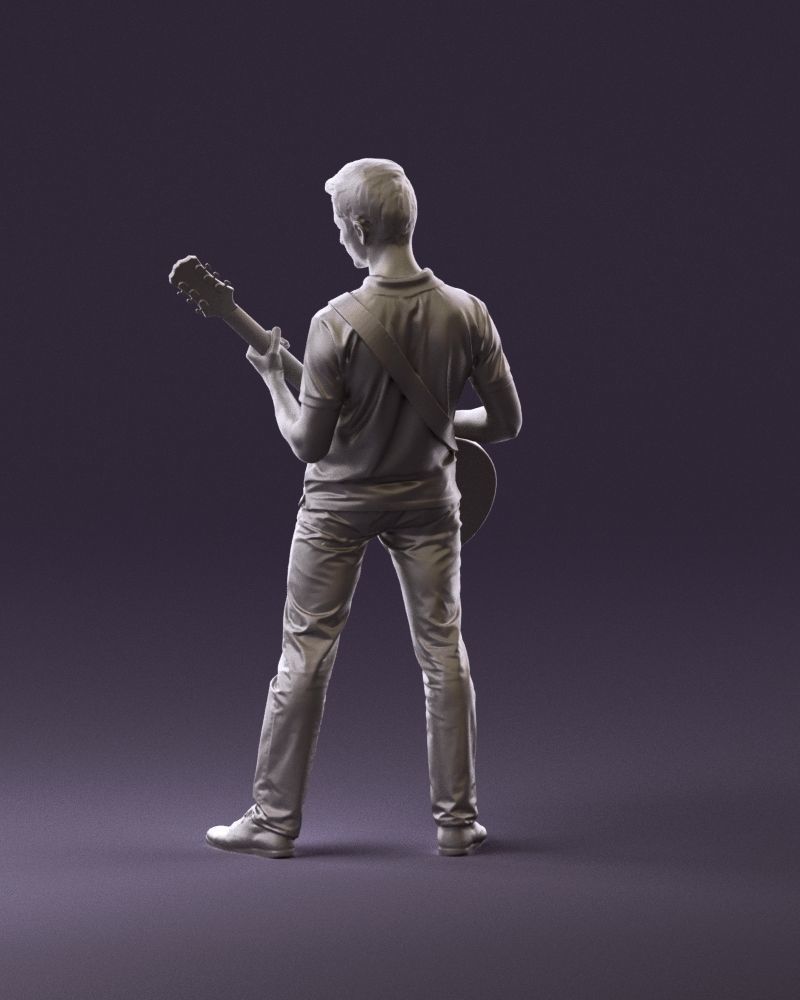 000967 guitarist 3D model_19