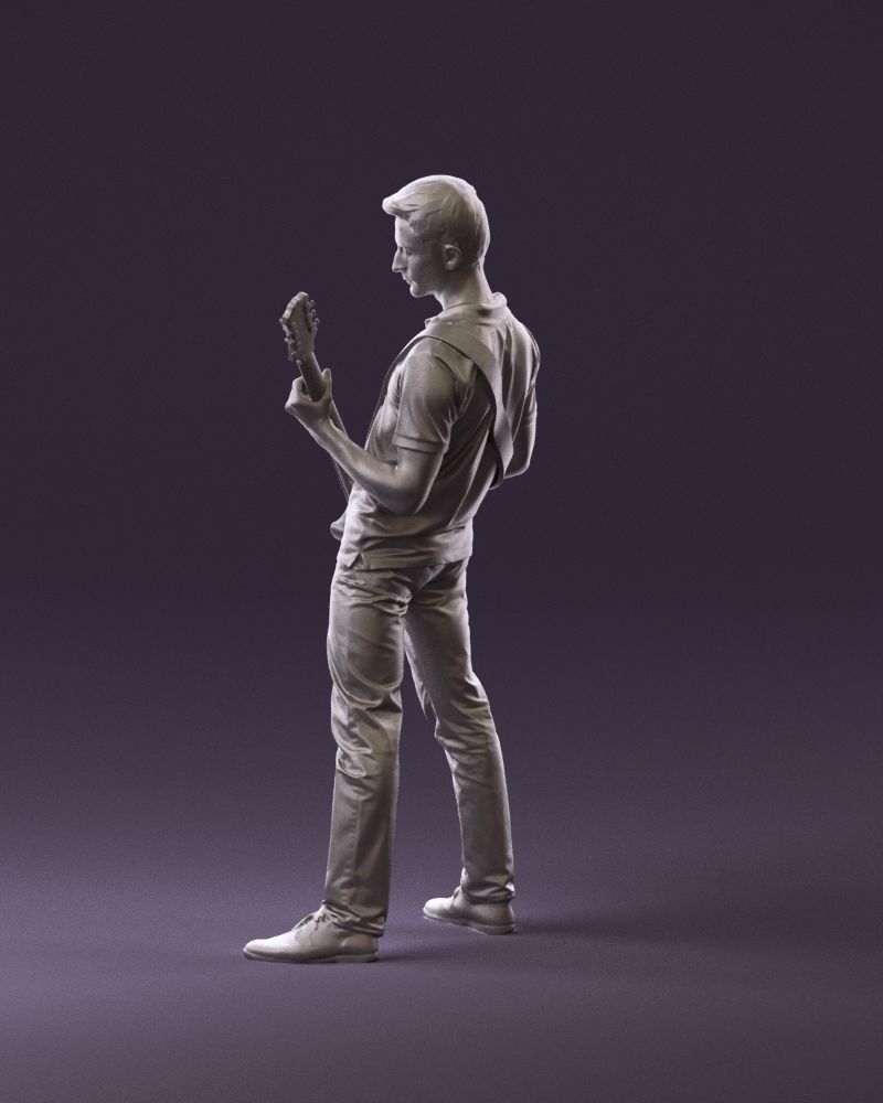 000967 guitarist 3D model_20