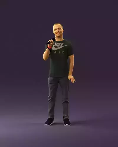 000968 voacalist in gray shirt