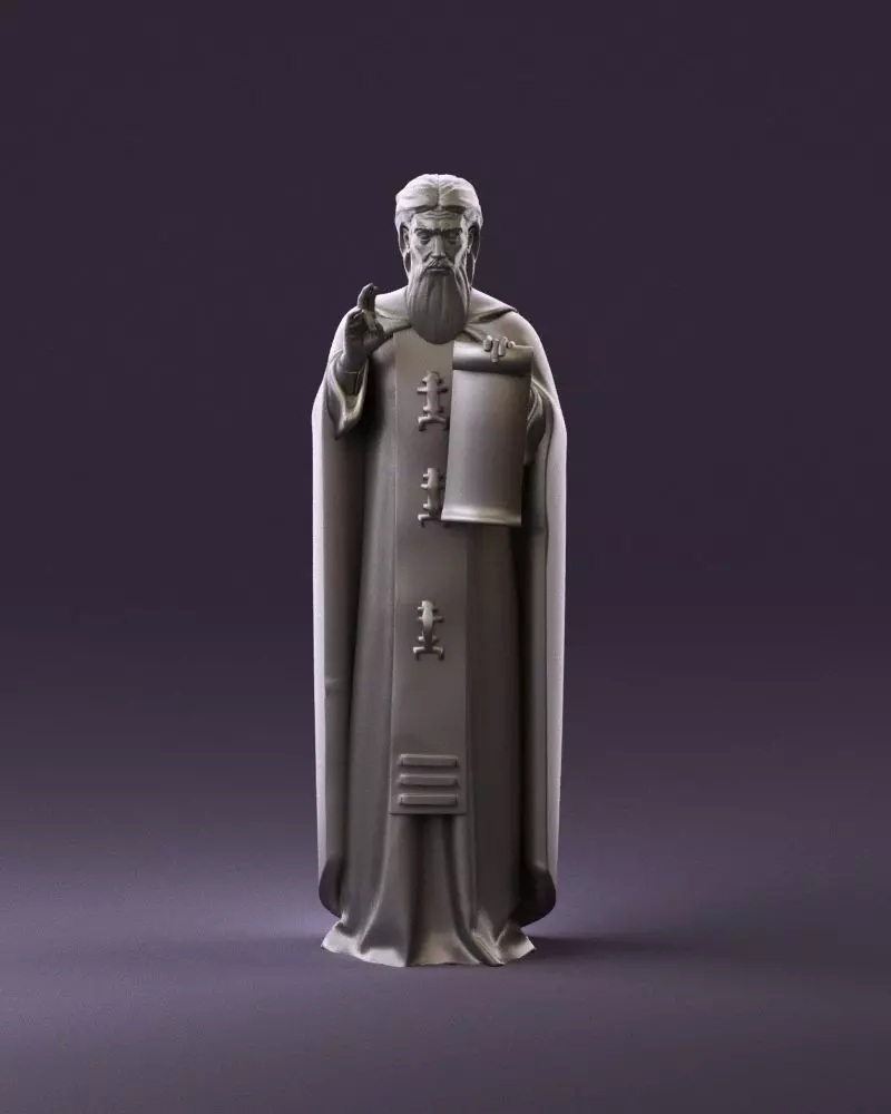 000970 orthodox priest 3D Print Ready 3D print model_0