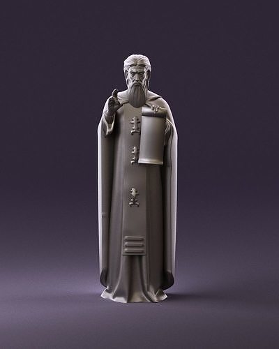 000970 orthodox priest 3D Print Ready 3D print model