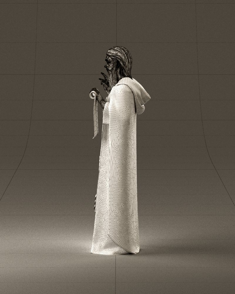 000970 orthodox priest 3D Print Ready 3D print model_20