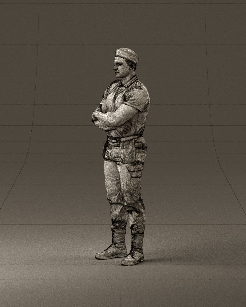 000971 serious man in close pose cargo 3D Print Ready 3D print model_21