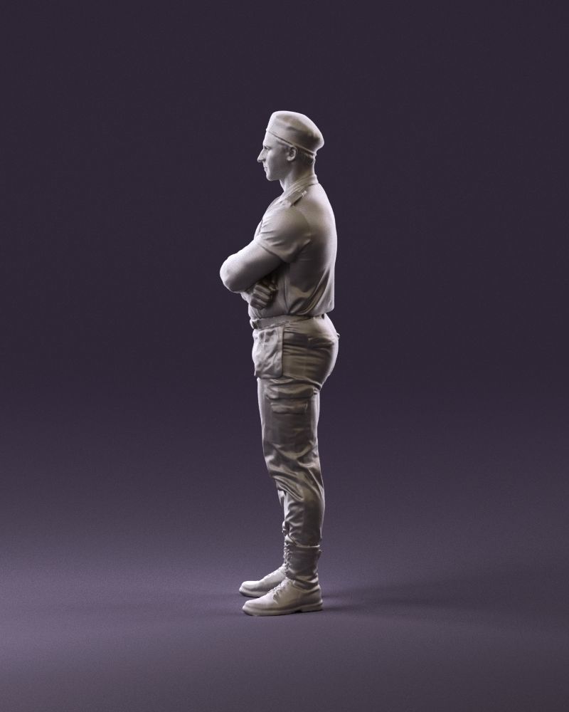 000971 serious man in close pose cargo 3D Print Ready 3D print model_8