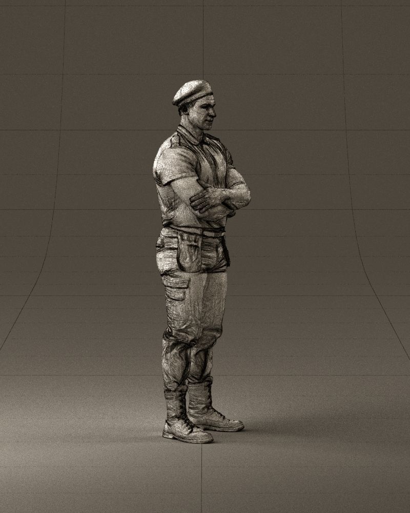 000971 serious man in close pose cargo 3D Print Ready 3D print model_15
