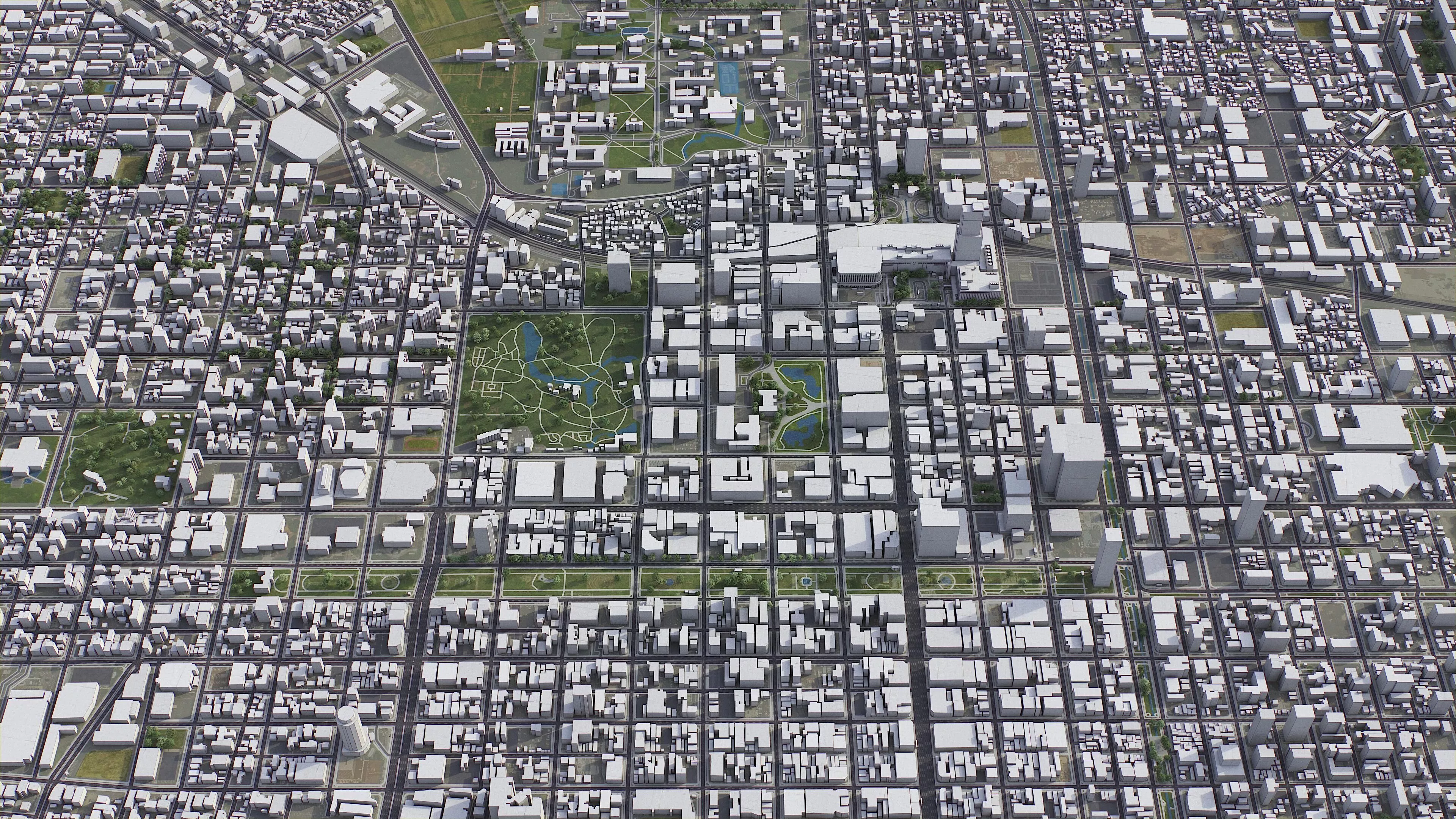 Sapporo Low-poly 3D model