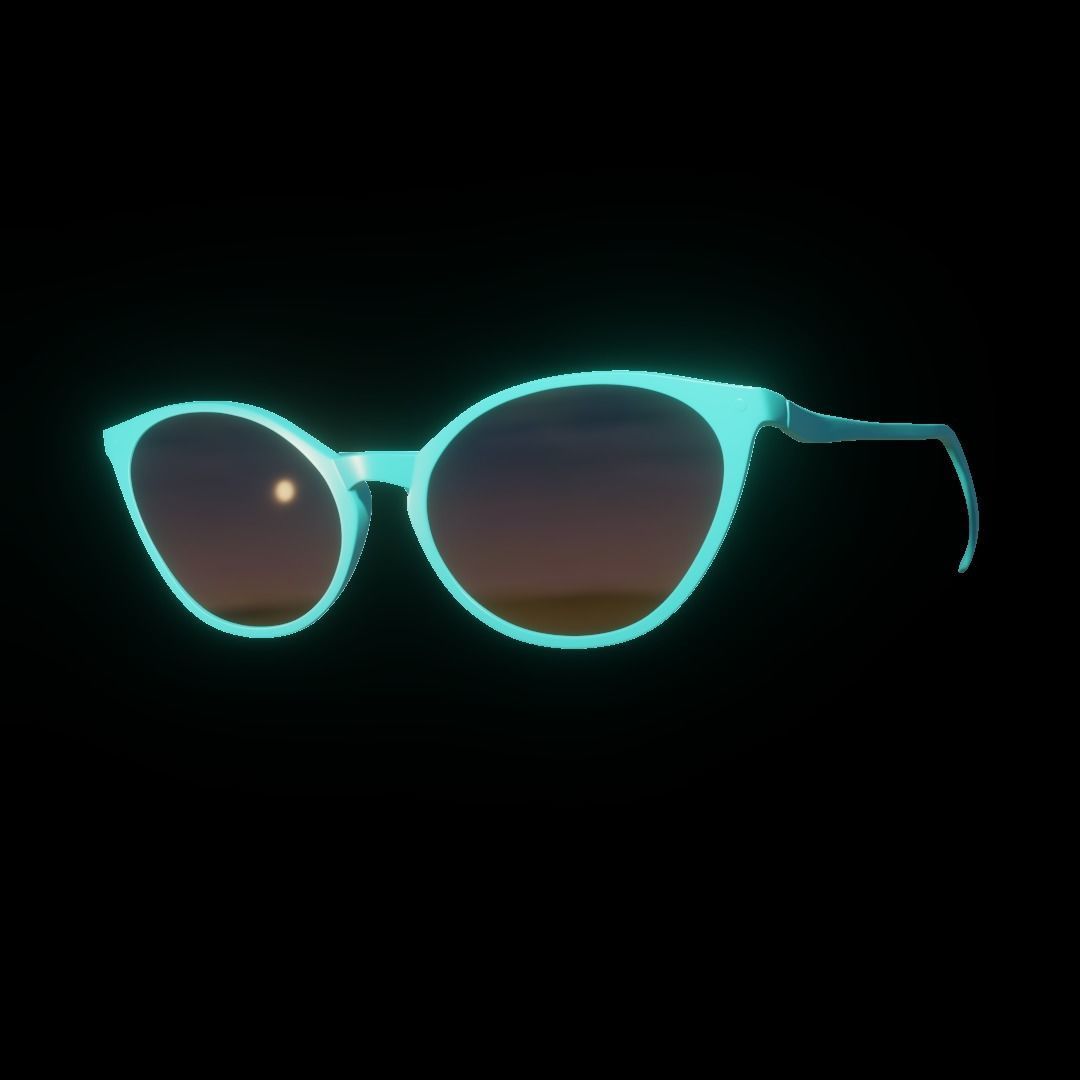 eye glass Free low-poly 3D model_1