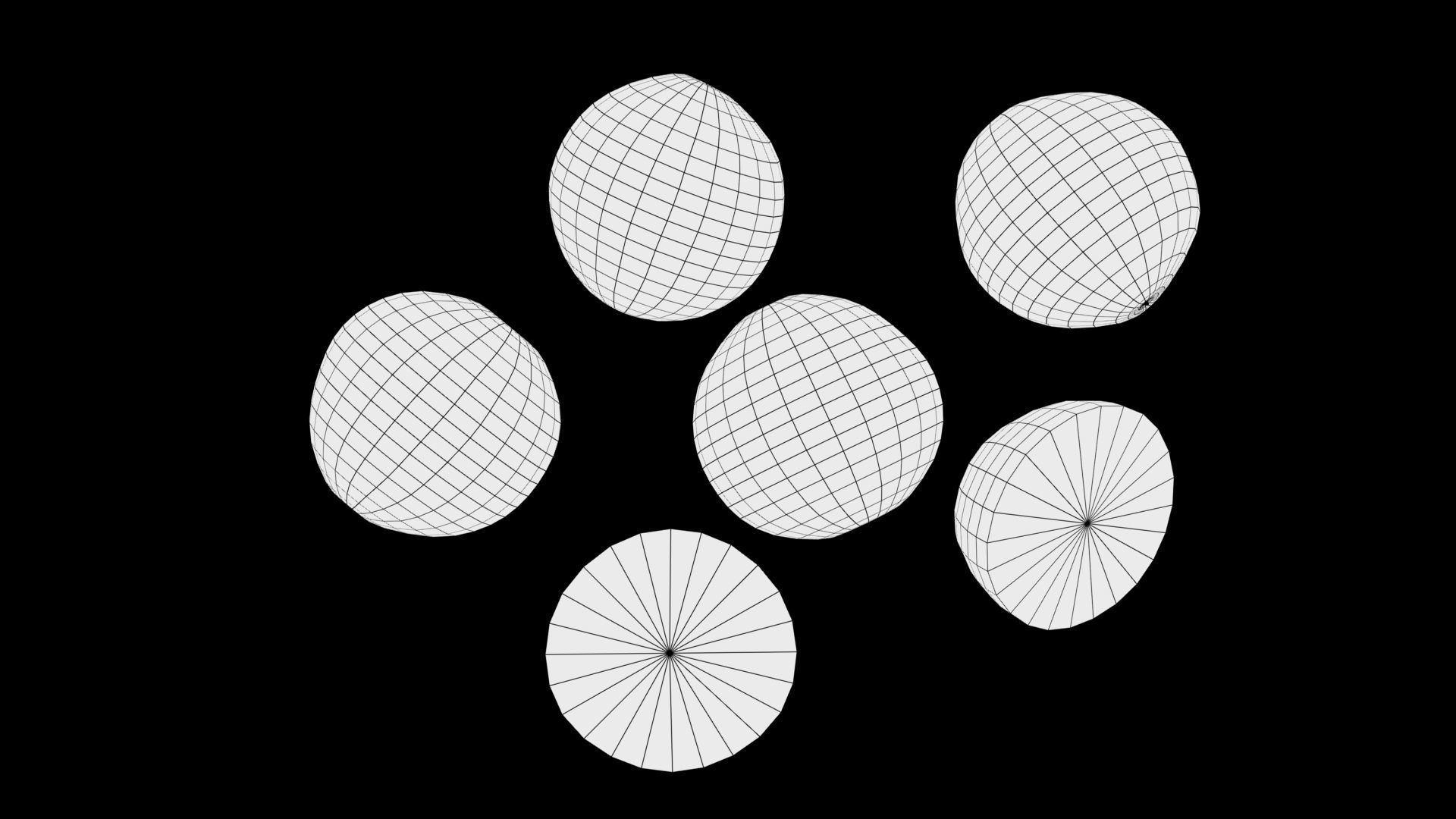 grape fruits Low-poly 3D model_5