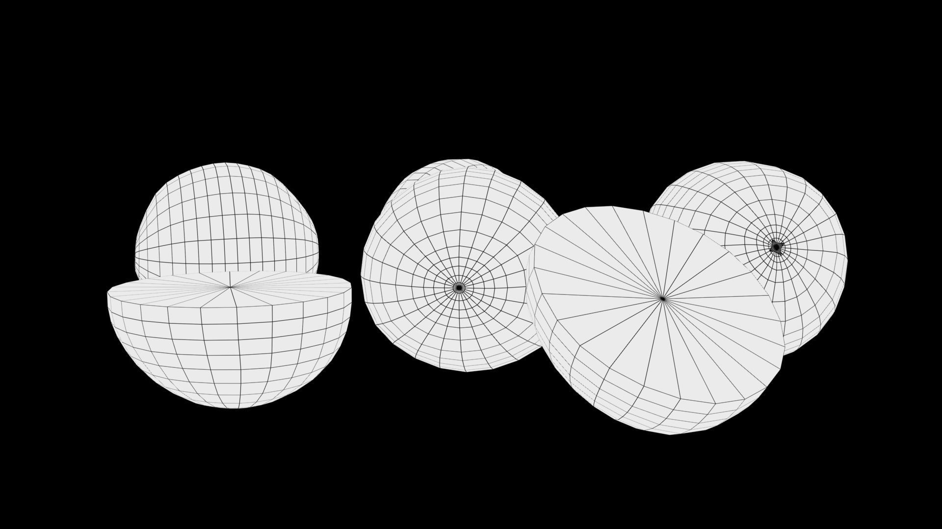 grape fruits Low-poly 3D model_4