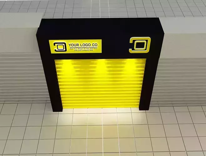 Car service entrance logo sign a607B