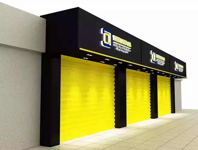 Car service entrance logo sign a607C 