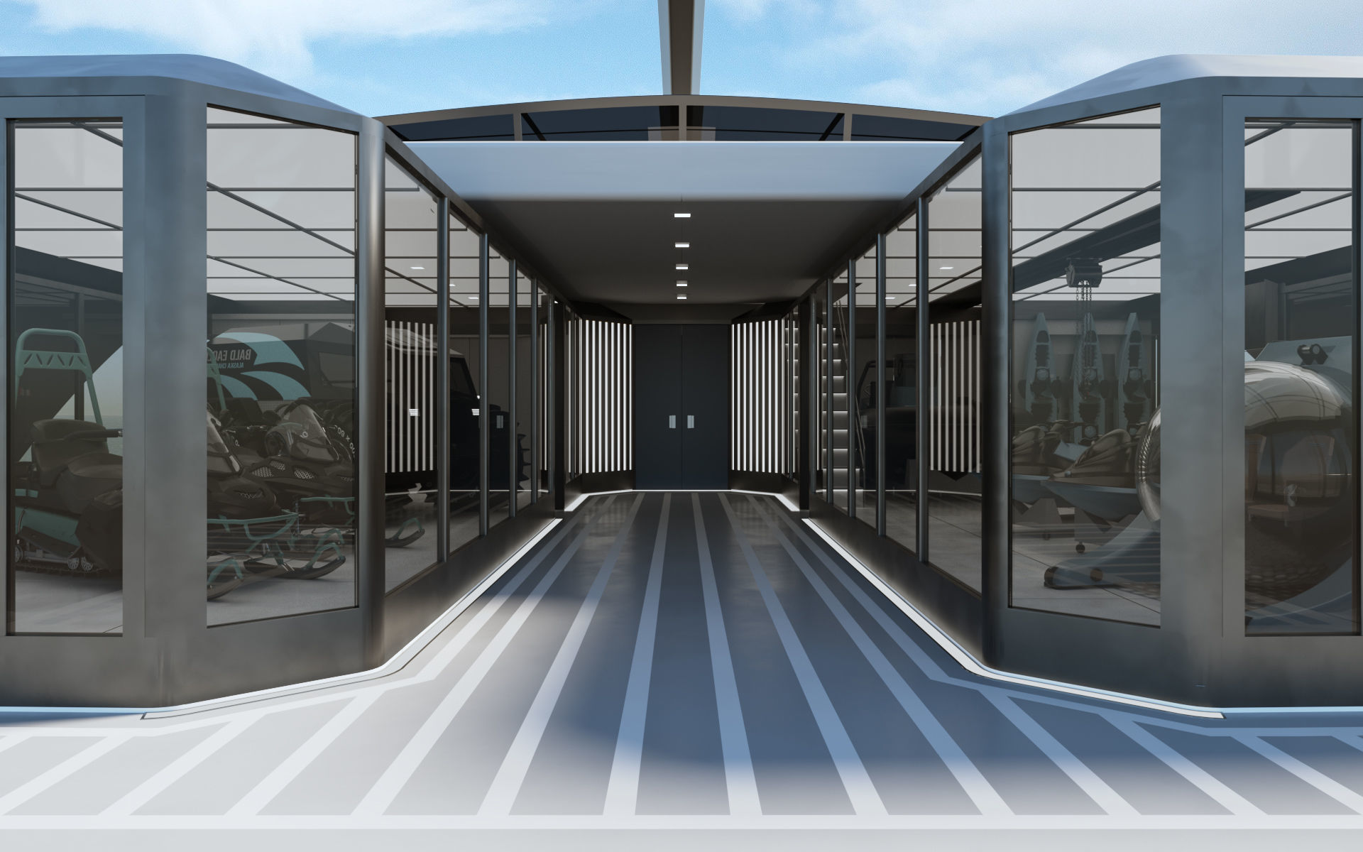 Catamaran explorer 56m 3D model_4