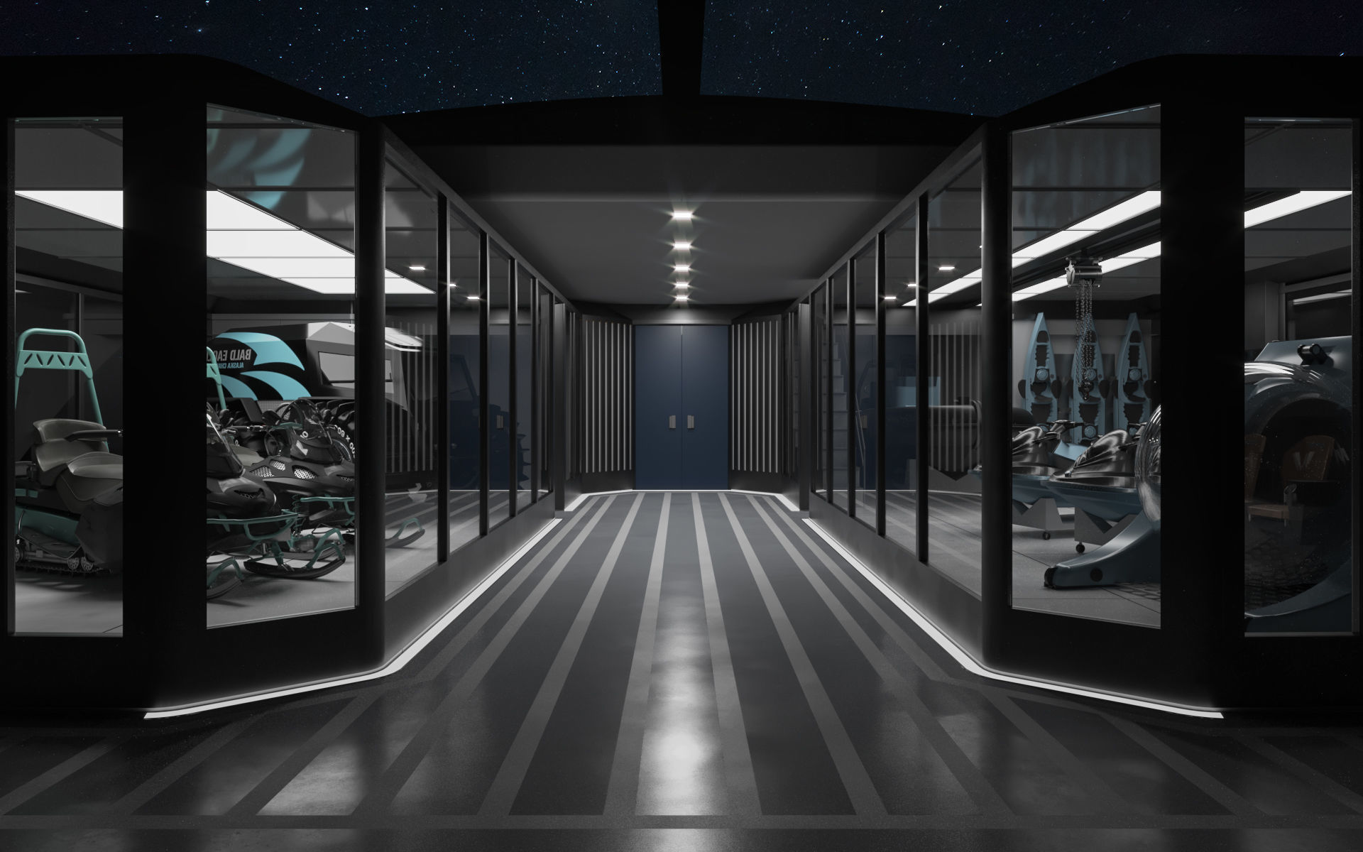 Catamaran explorer 56m 3D model_3