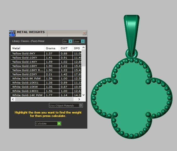 Pendant 3D model 0107 printable model12 3D print model_15