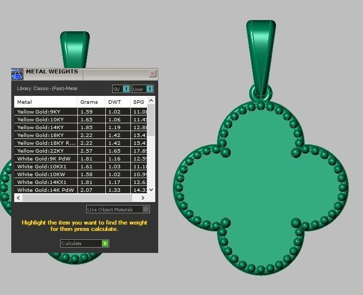 Pendant 3D model 0107 printable model12 3D print model_16