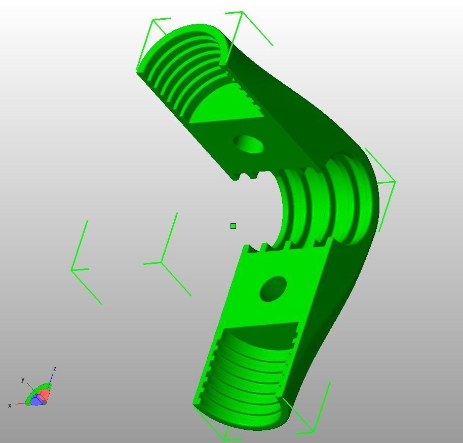 Elbow Bend 3D print model_23