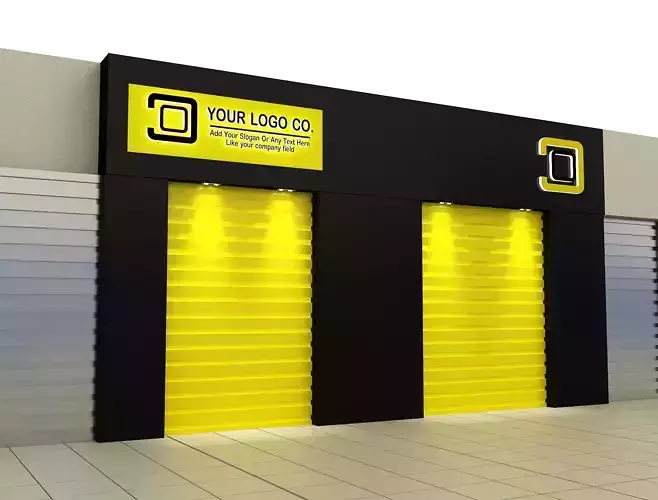 Car service entrance logo sign a607E