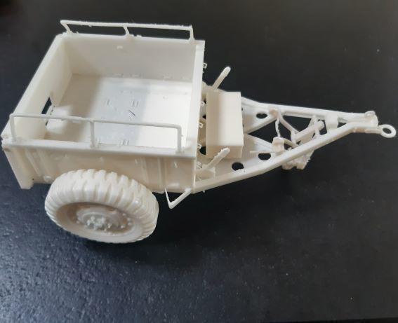 US M10 Trailer for RC Tank or military vehicule scale 1 16 3D print model_2