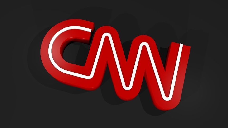 CNN LOGO 3D print model_3