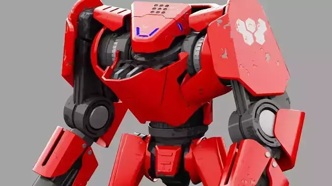 Battle Droid TERA Rigged character 3D model