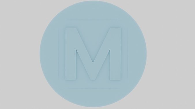 Oxycodone Percocet Perc30 Painkiller Low-poly 3D model