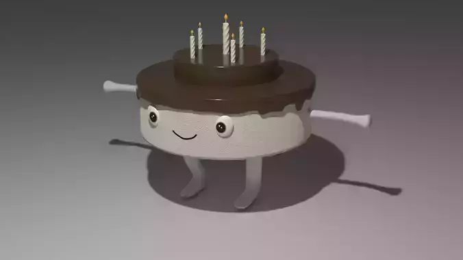 Animated Dancing Birthday Cake
