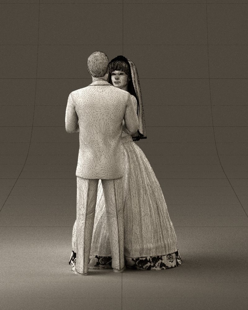 001006 wedding pieces looking on each other 3D model_32