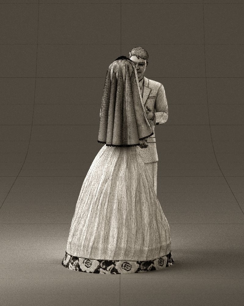 001006 wedding pieces looking on each other 3D model_28