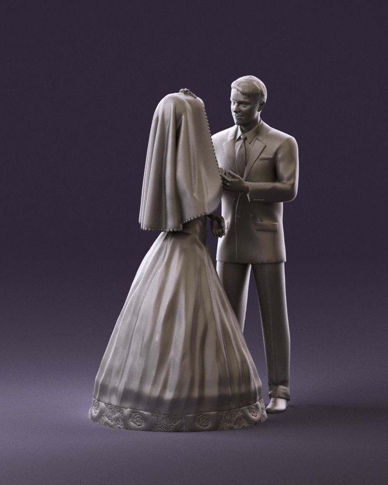001006 wedding pieces looking on each other 3D model_15