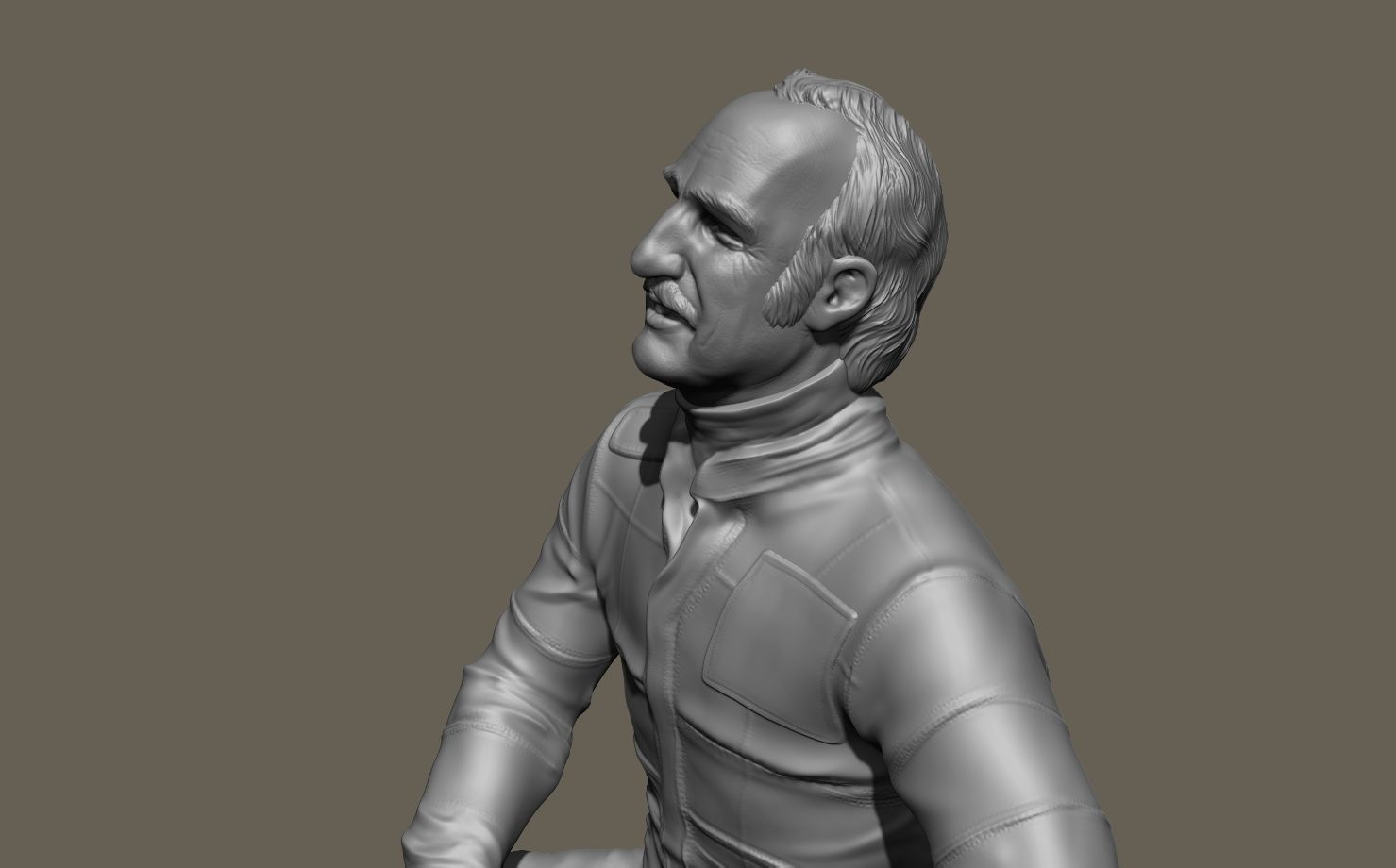Clay Regazzoni Car Driver 3D print model_10