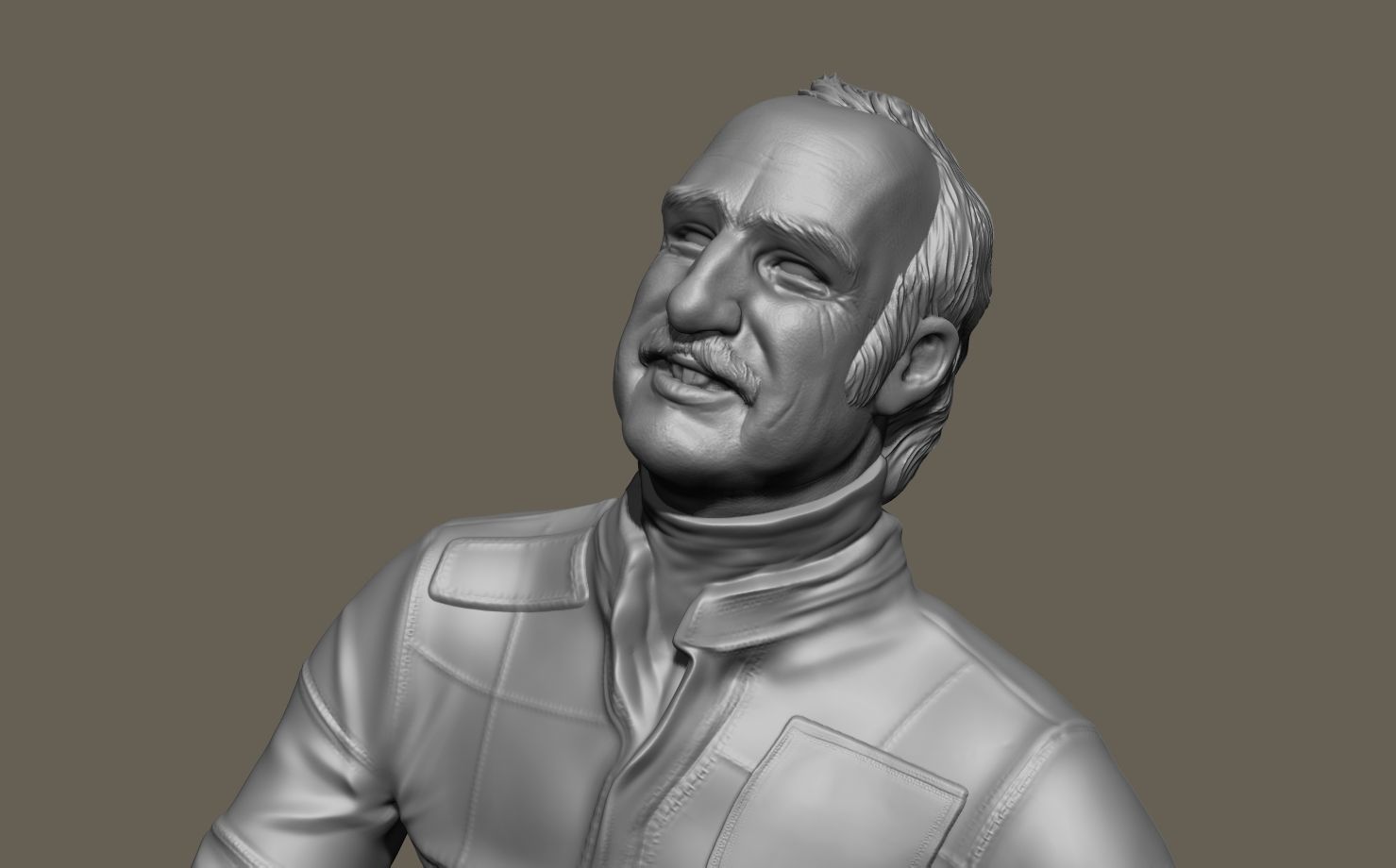 Clay Regazzoni Car Driver 3D print model_11