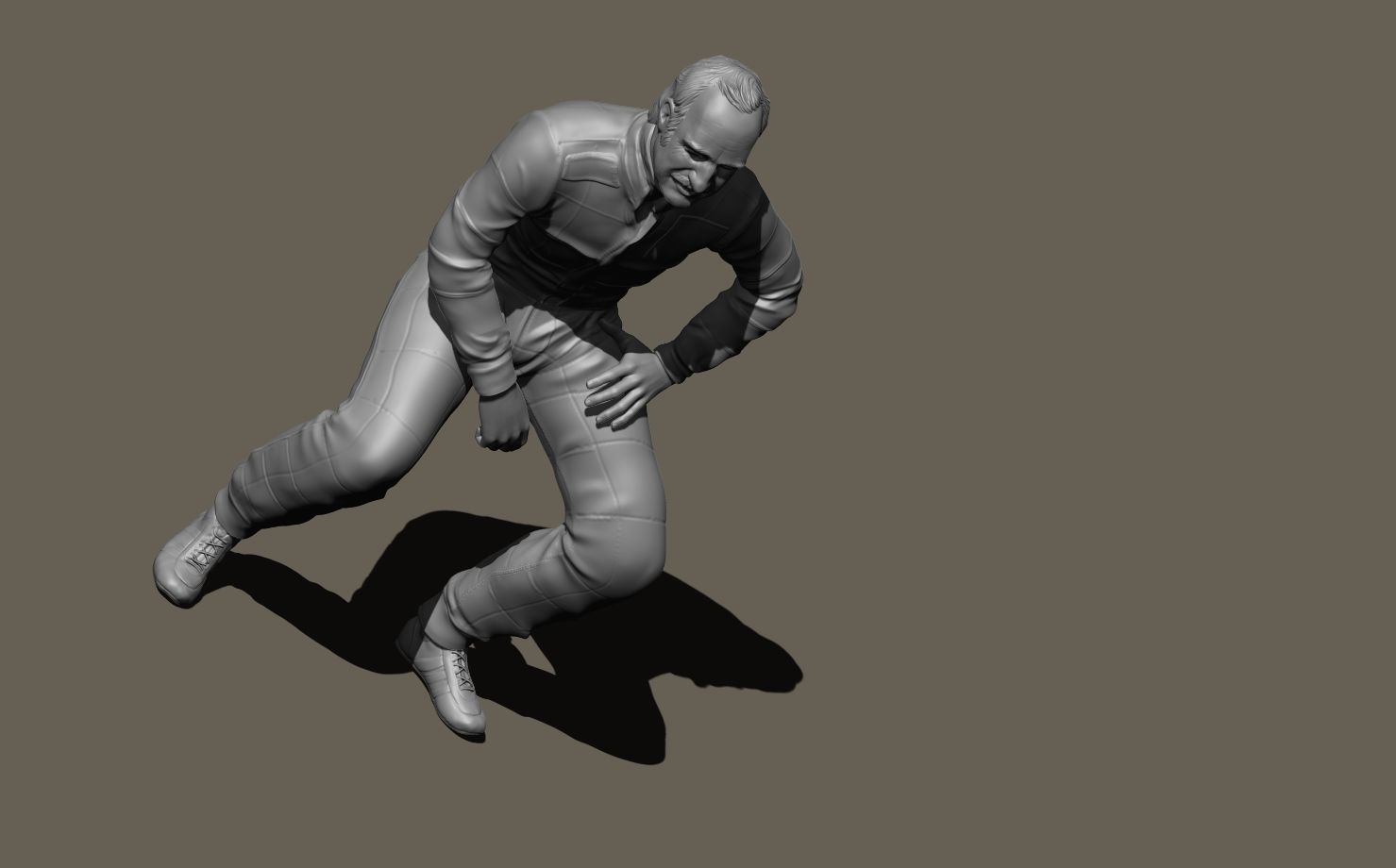 Clay Regazzoni Car Driver 3D print model_31