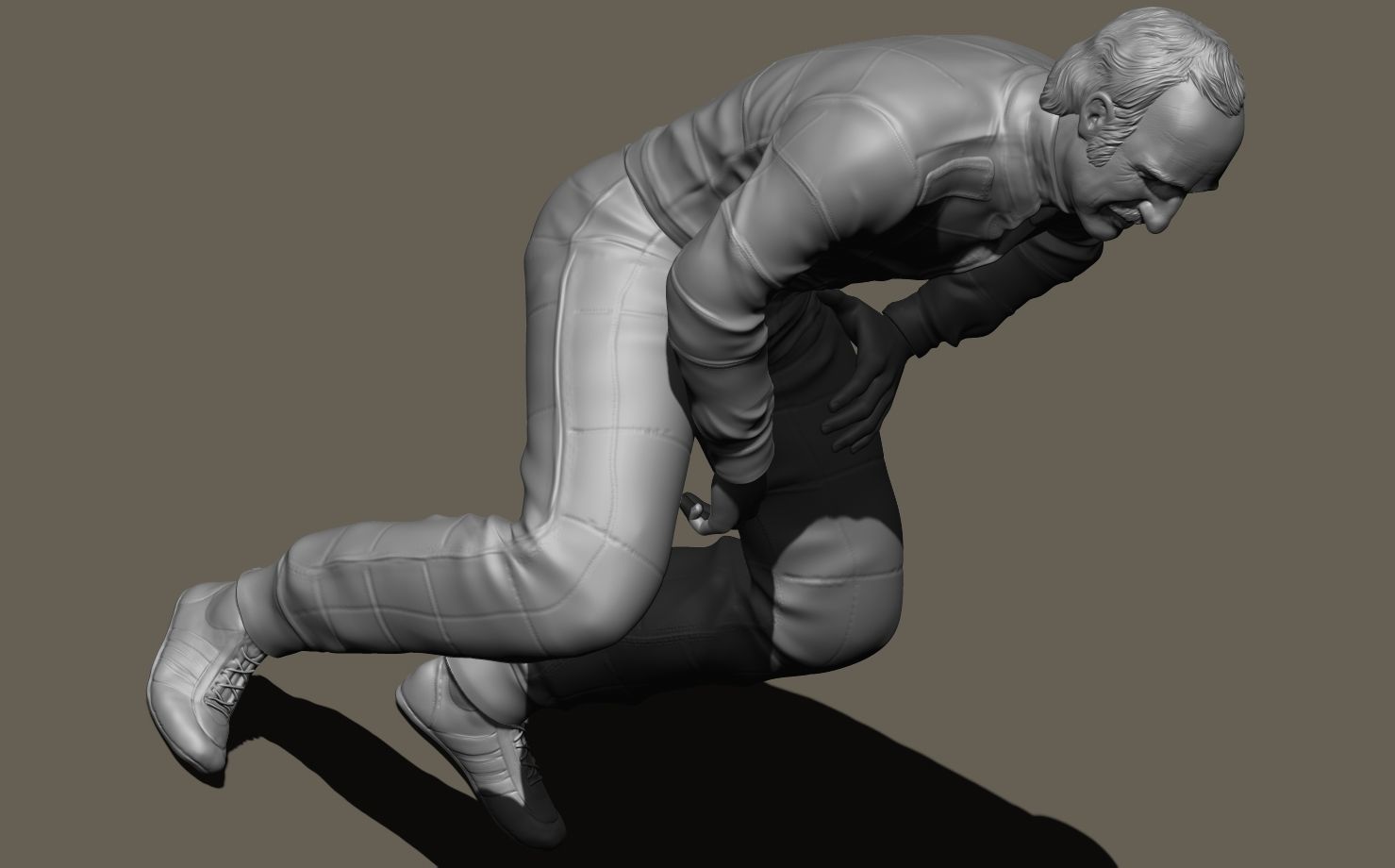 Clay Regazzoni Car Driver 3D print model_32