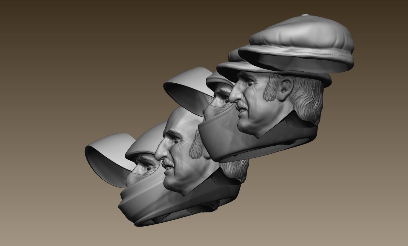 Clay Regazzoni Car Driver 3D print model_22