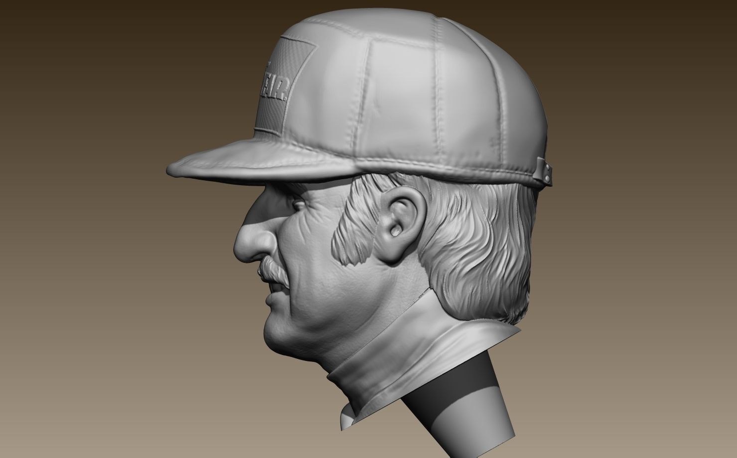 Clay Regazzoni Car Driver 3D print model_35