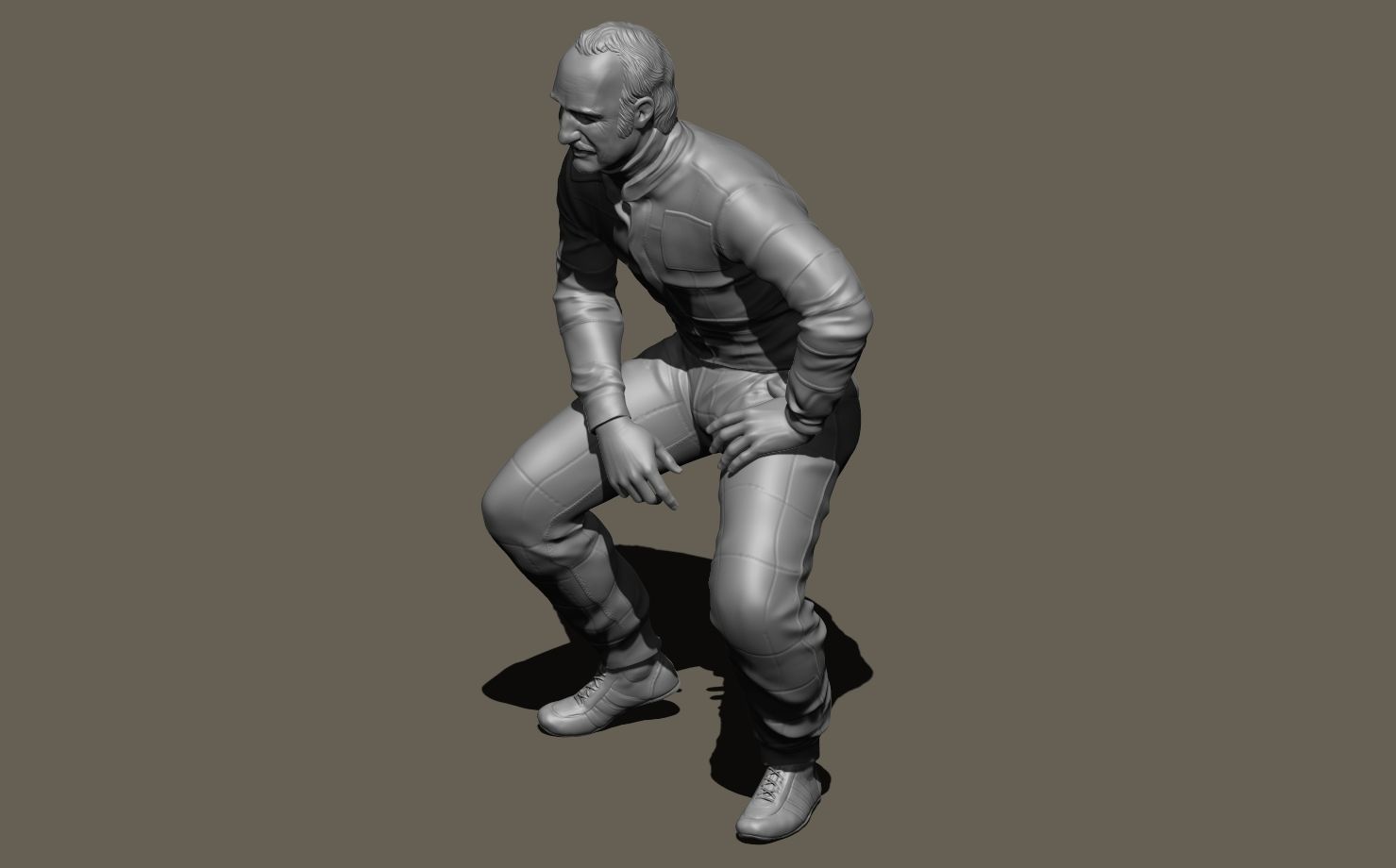 Clay Regazzoni Car Driver 3D print model_28