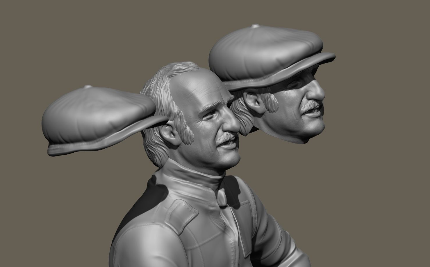 Clay Regazzoni Car Driver 3D print model_18