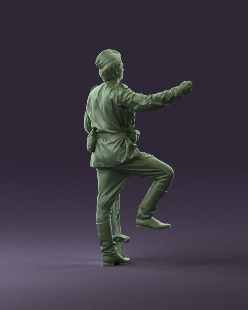 001011 man in sov soldier with mosin sniper rifle 3D Print Ready 3D print model_17