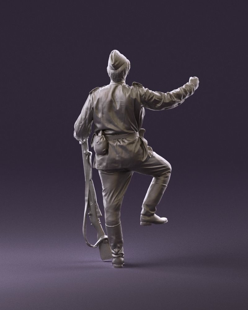 001011 man in sov soldier with mosin sniper rifle 3D Print Ready 3D print model_6
